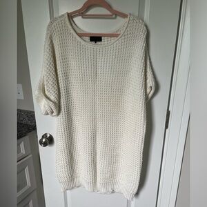 Hatch Maternity white sweater tunic
